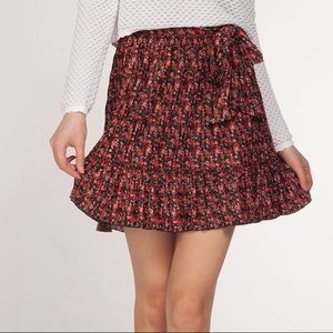 Dex floral mini skirt